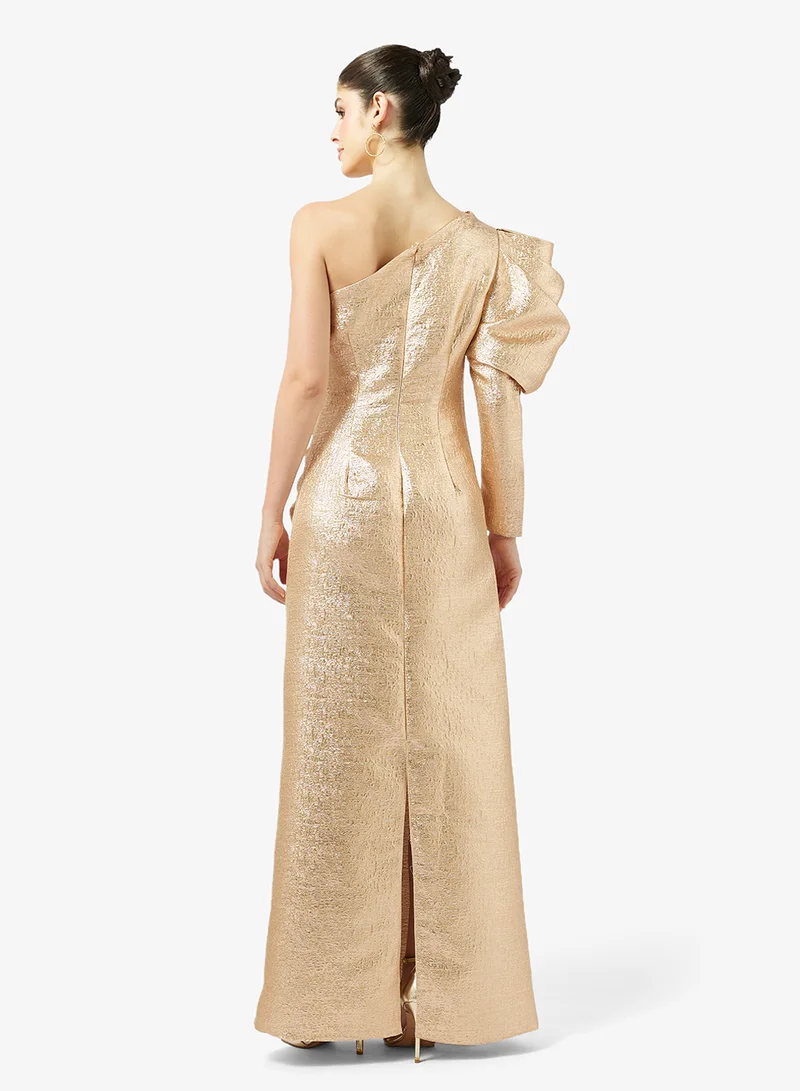 Namshi x  One Shoulder Shimmer Gown for Women | Best Price UAE